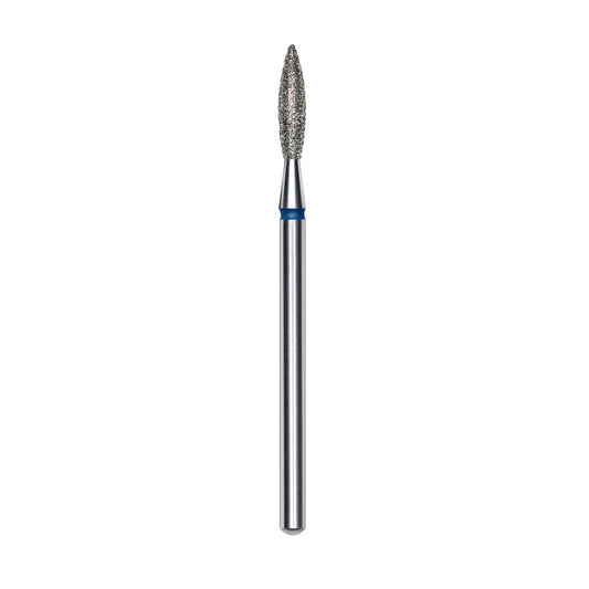 Diamond nail drill bit flame blue EXPERT head diameter 2,3 mm / working part 10 mm