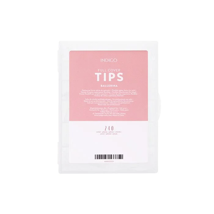Nail tips Full Cover Tips Ballerina - 240 PCS