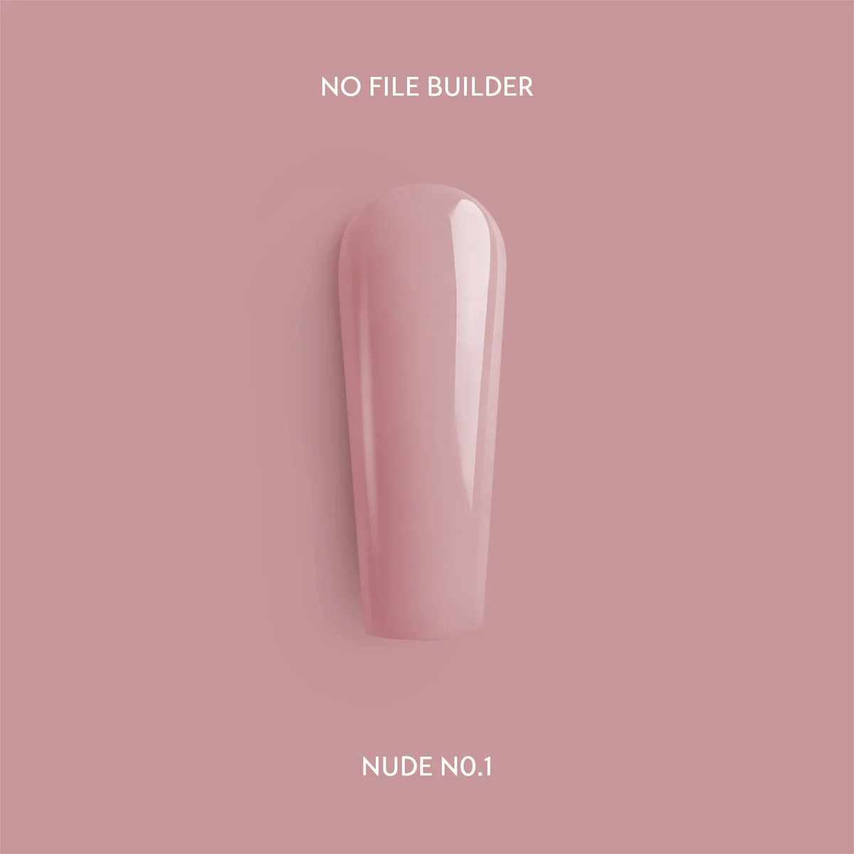 Nude no.1. No File Builder - no-file gel - 15 G