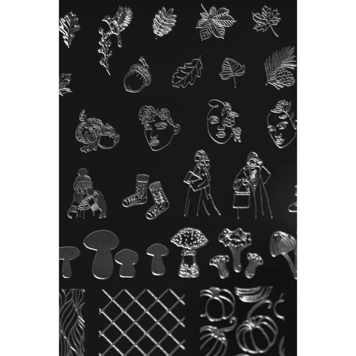Autumn 1 stamping plate - 1 PCS