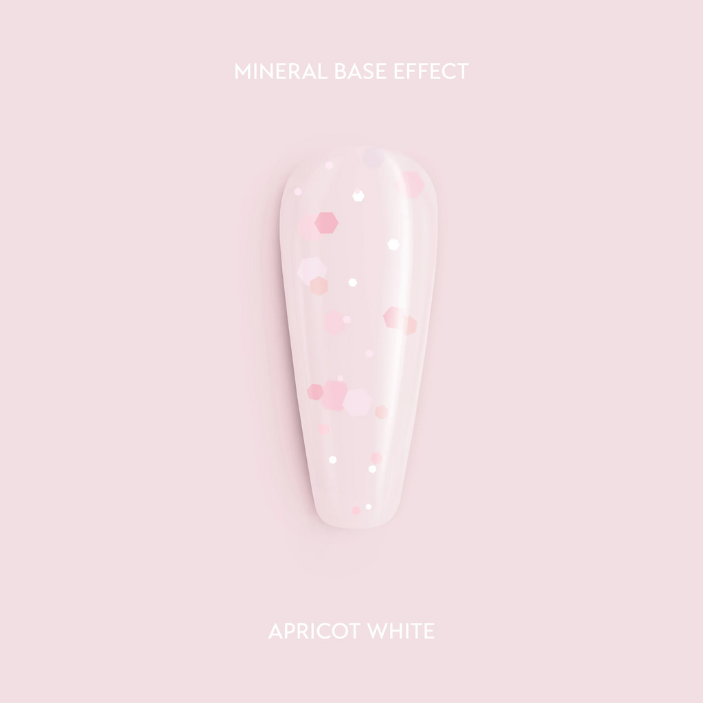 Apricot White - Mineral Base with shimmer - 7 ML