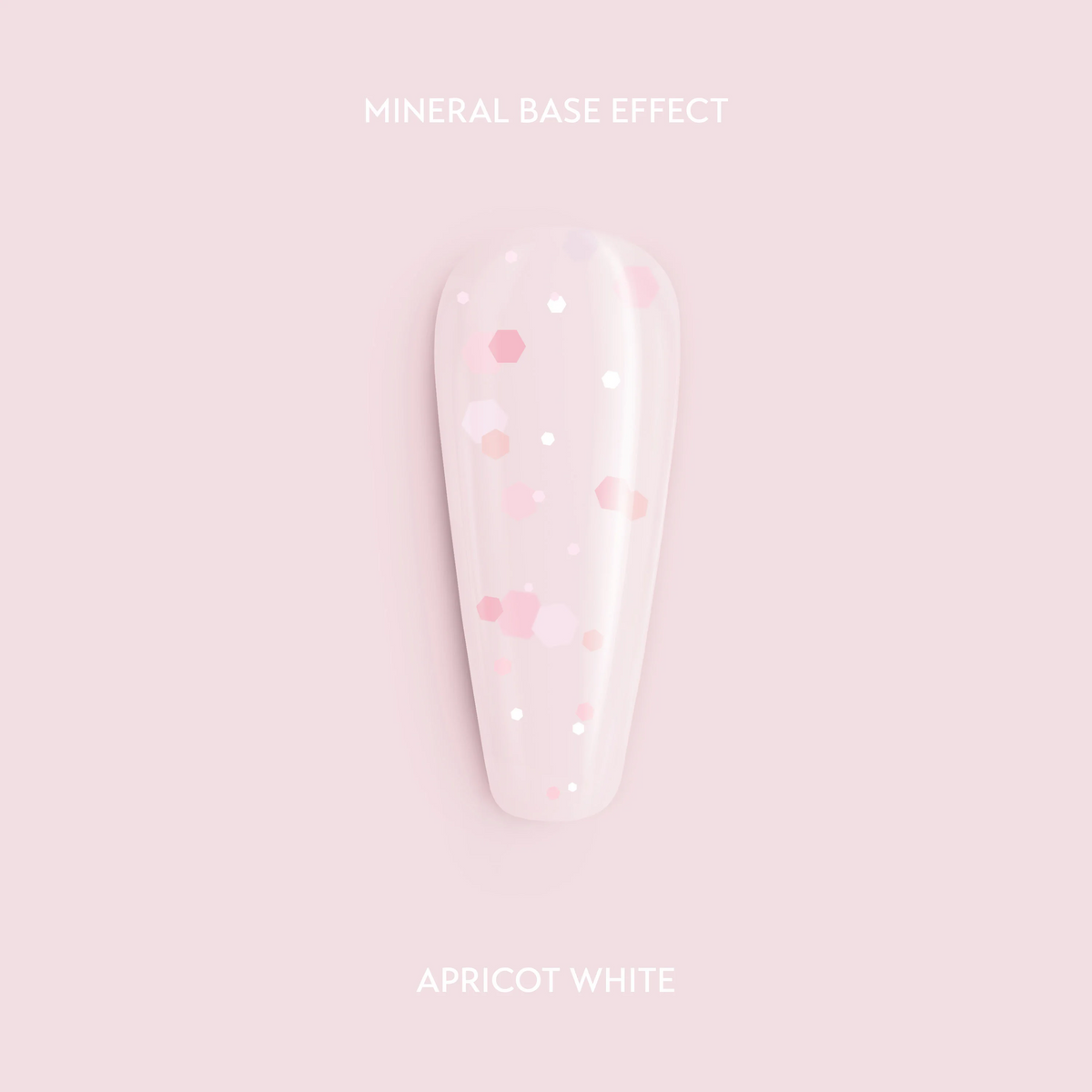 Apricot White - Mineral Base with shimmer - 7 ML