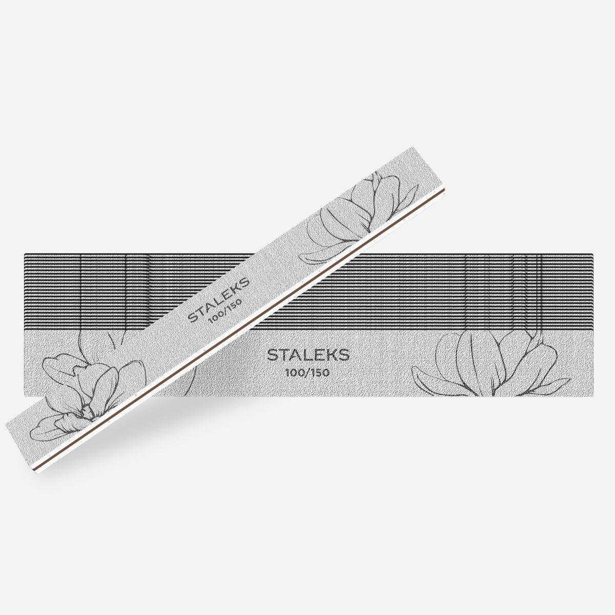 STALEKS Straight mineral nail file EXPERT 20 100/150 grit (25 pcs)