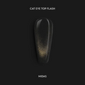 Midas - Cat Eye Gel Top Coat with Flash glitter - 7 ML