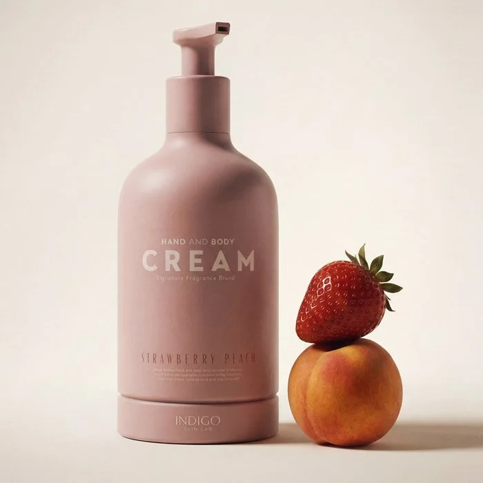 Strawberry Peach Hand & Body Cream 370ml