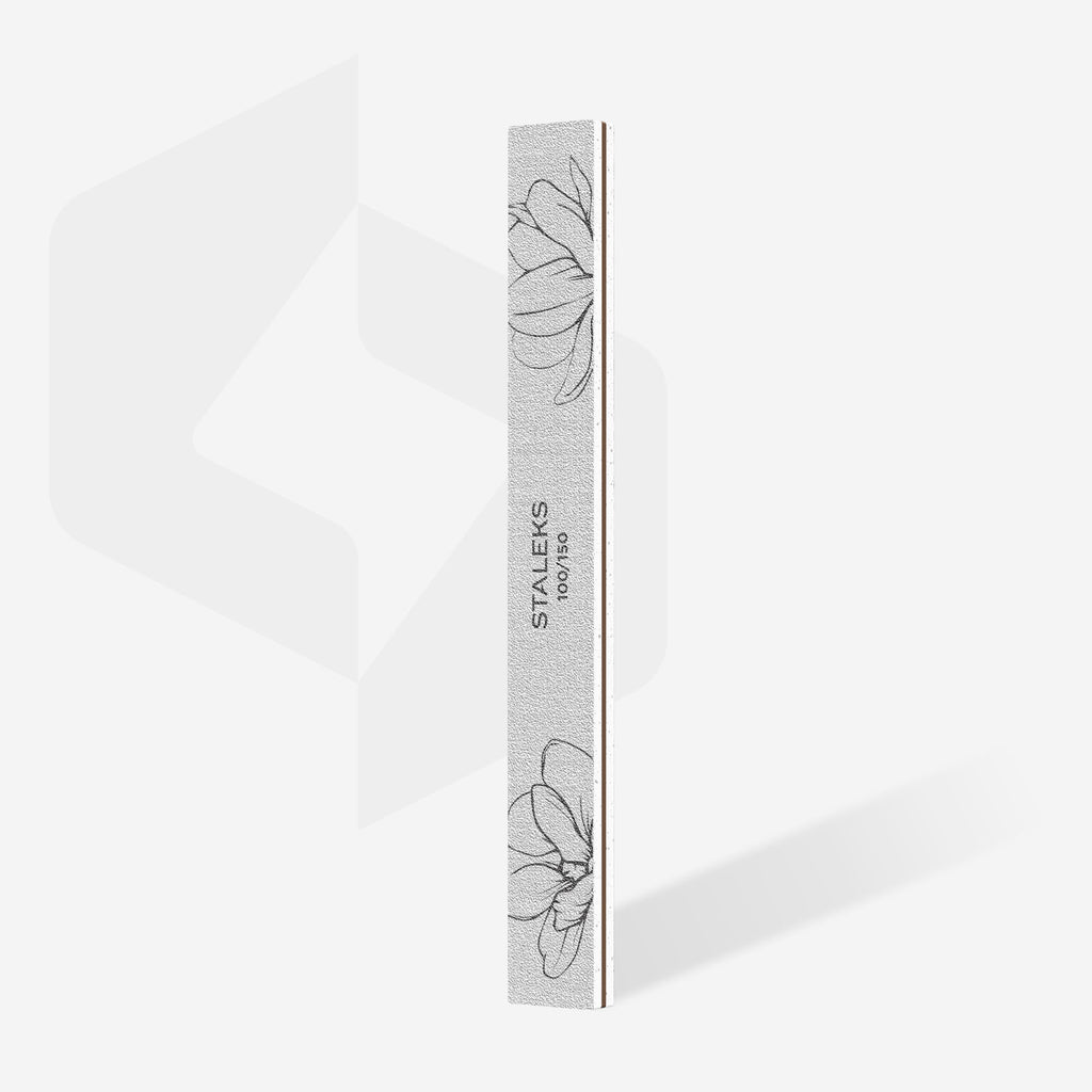 STALEKS Straight mineral nail file EXPERT 20 100/150 grit (25 pcs)