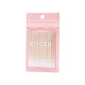Wooden sticks with cotton