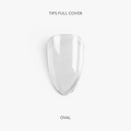 Nail tips Full Cover Tips Oval - 240 PCS