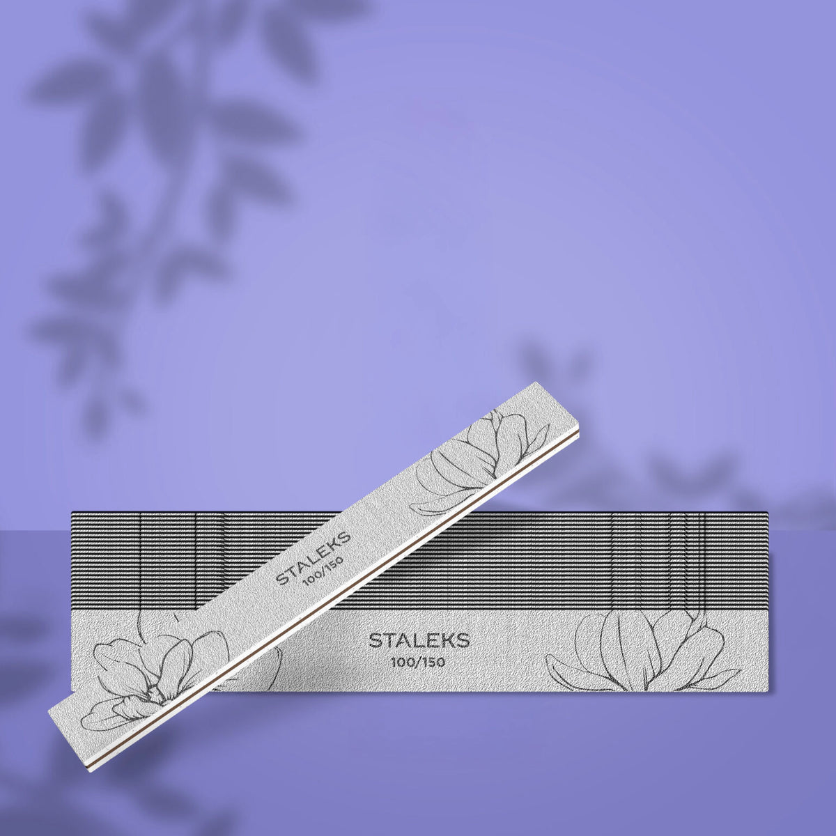 STALEKS Straight mineral nail file EXPERT 20 100/150 grit (25 pcs)