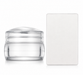 Clear Nail Stamper & Scraper Set