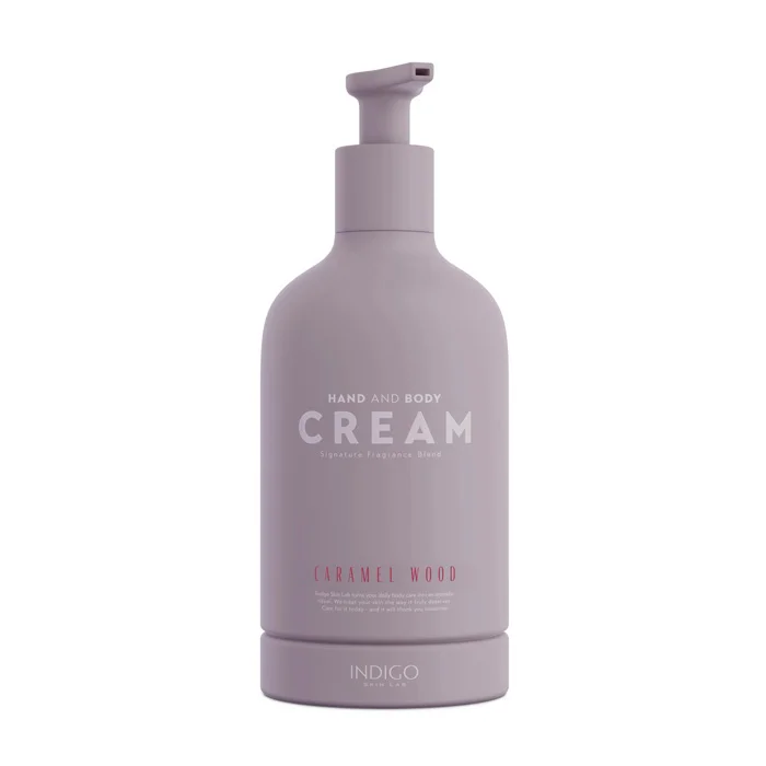 Caramel Wood - Moisturizing Hand and Body Cream with Cedarwood and Vanilla Scent - 370 ML