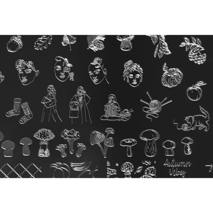 Autumn 1 stamping plate - 1 PCS
