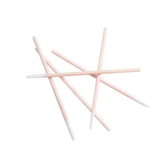 Wooden sticks with cotton