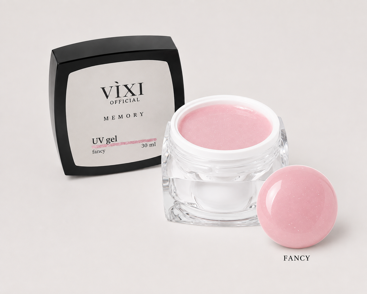 MEMORY GEL – FANCY (pink with glitter) HEMA/TPO FREE