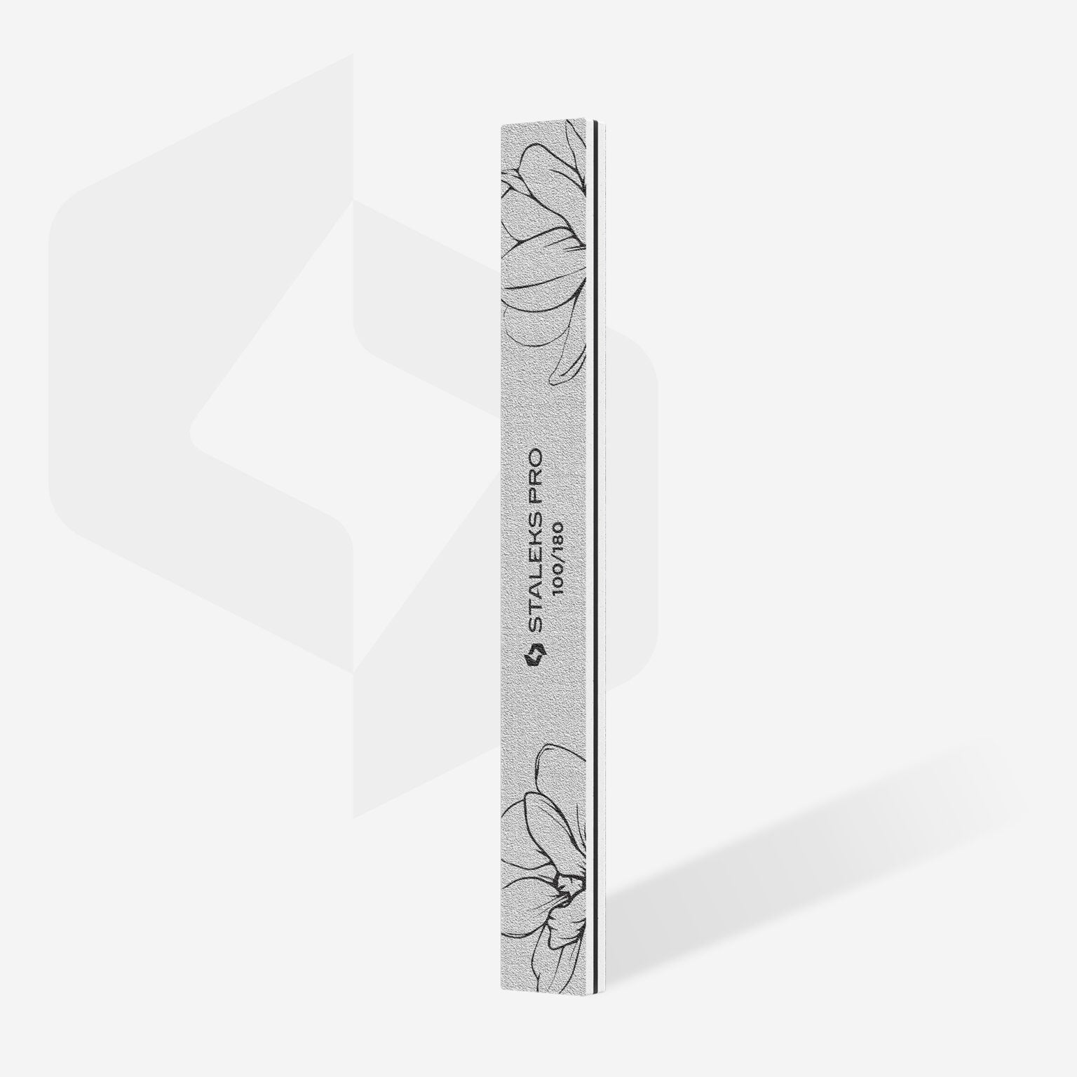 Straight mineral nail file EXPERT 20 100/180 grit