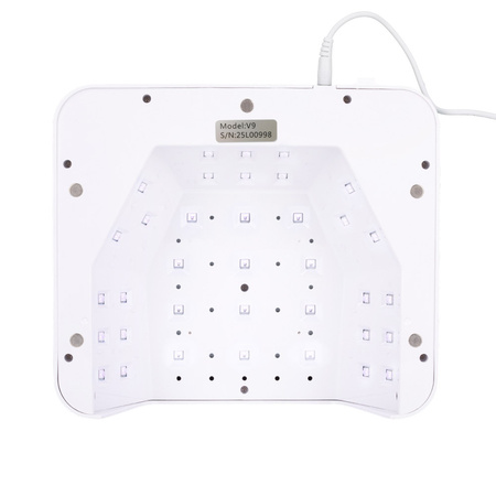 Molly Nails 36W UV/LED nail lamp for hybrid varnishes, gels, and acrylic gels, white V9