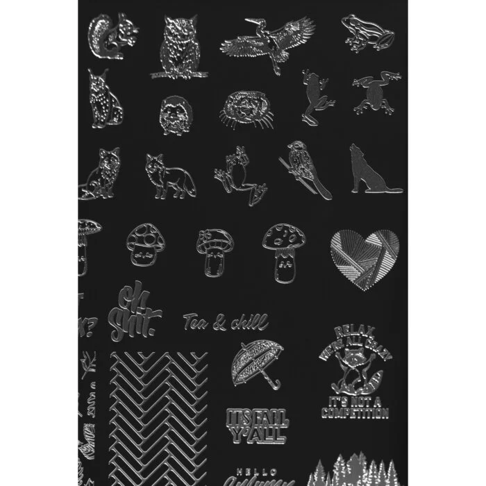 Autumn 2 stamping plate - 1 PCS