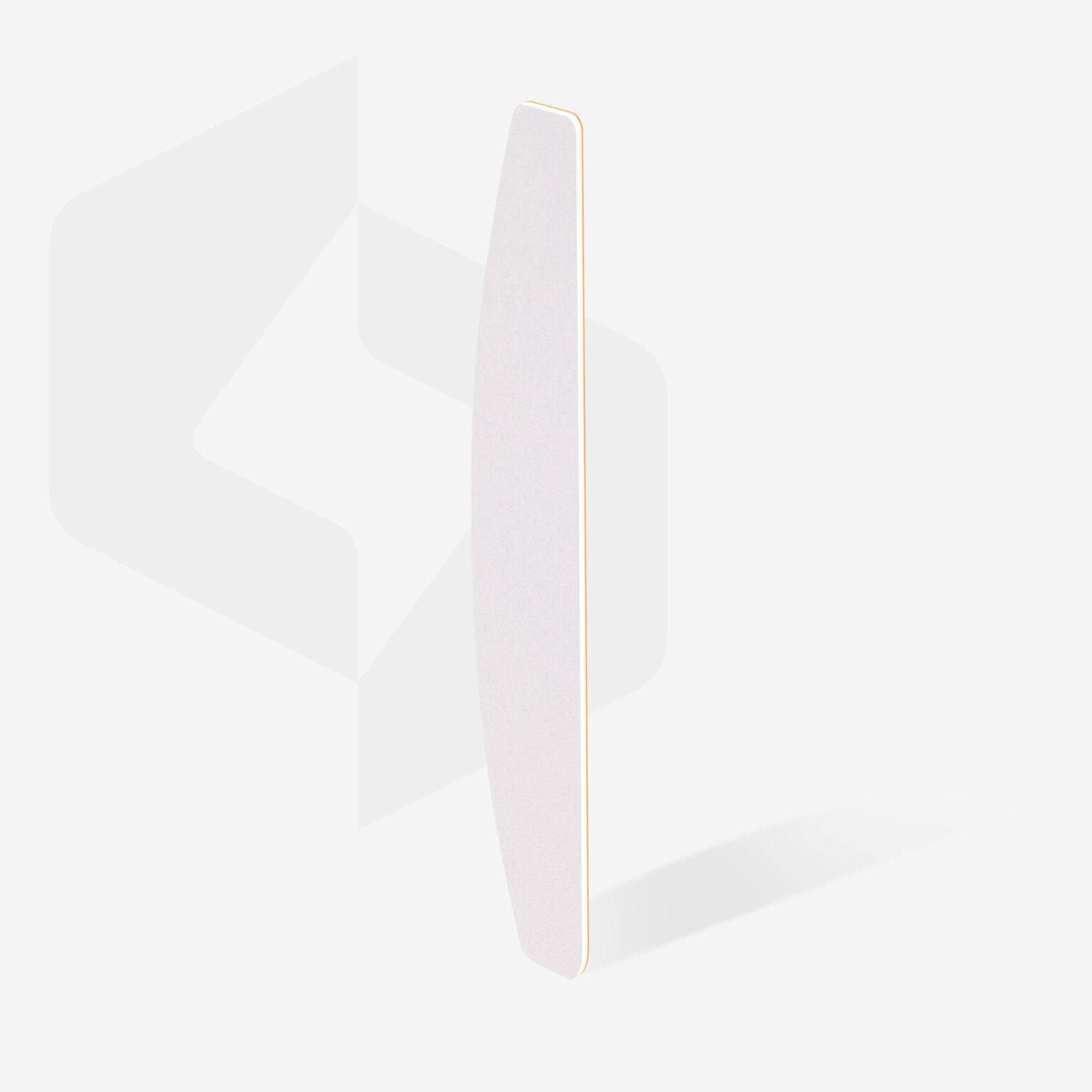 Disposable white files for crescent nail file on a soft foam layer EXPERT 40 150 grit (30 pcs)