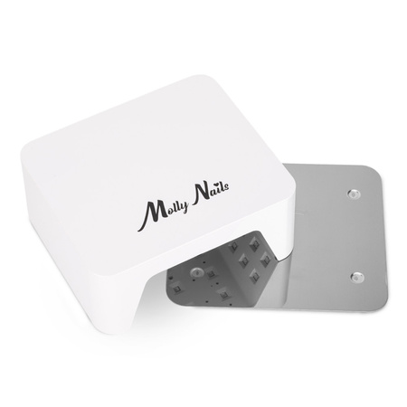 Molly Nails 36W UV/LED nail lamp for hybrid varnishes, gels, and acrylic gels, white V9