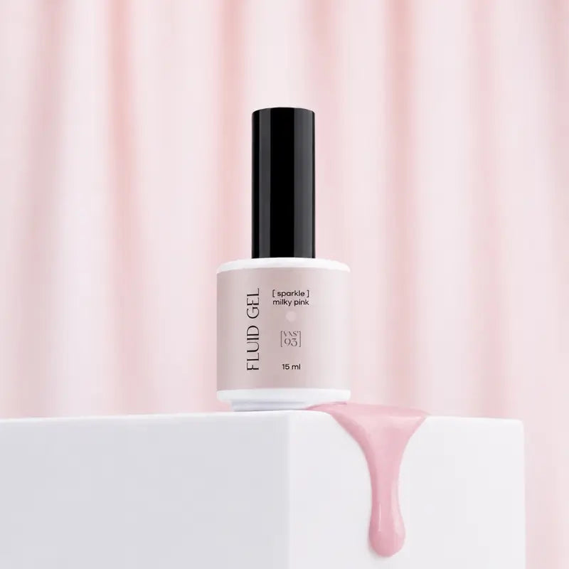 FLUID GEL – [sparkle milky pink ] 15ml