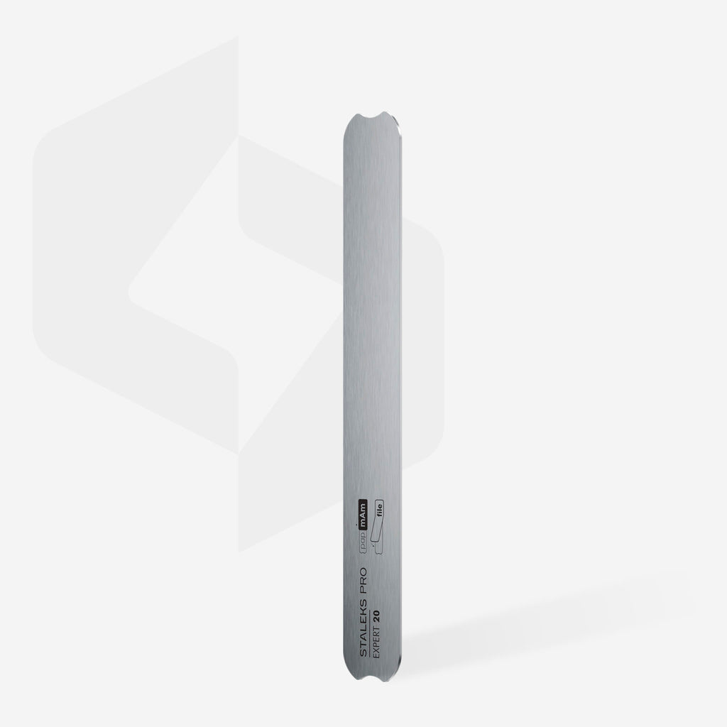 Metal nail file, straight, base EXPERT 20