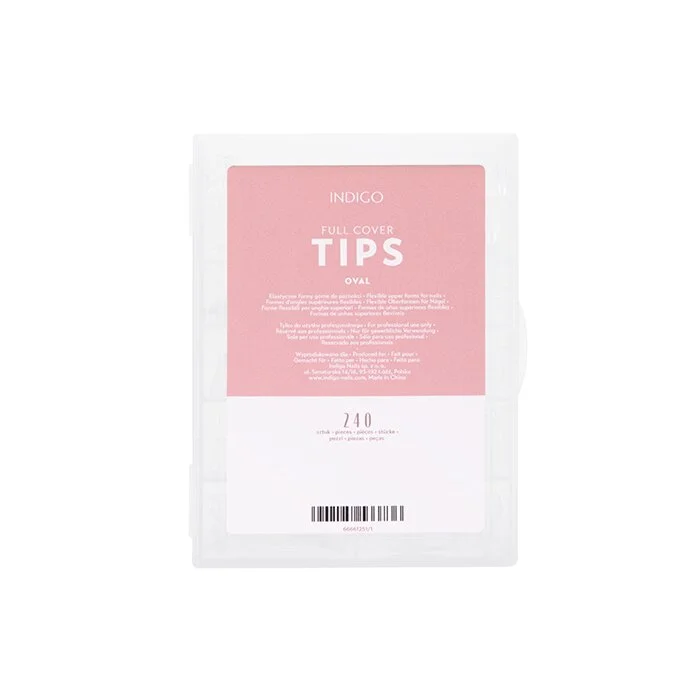 Nail tips Full Cover Tips Oval - 240 PCS