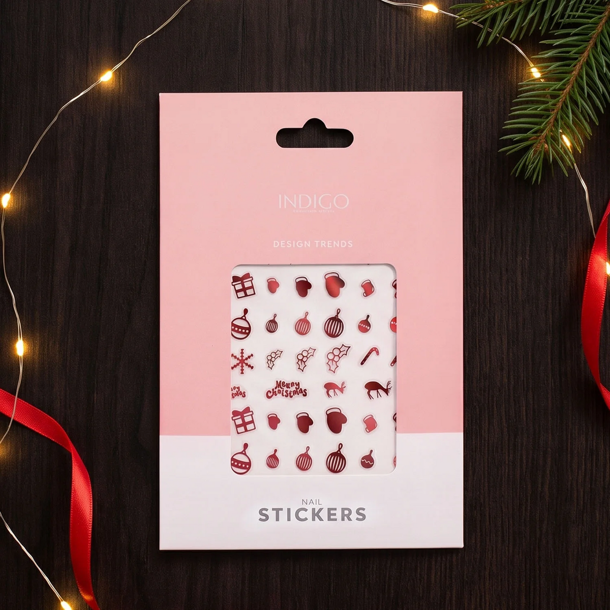 Self-adhesive nail stickers Winter 3 - 1 PCS