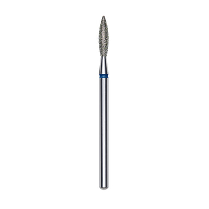 Diamond nail drill bit flame blue EXPERT head diameter 2,3 mm / working part 10 mm