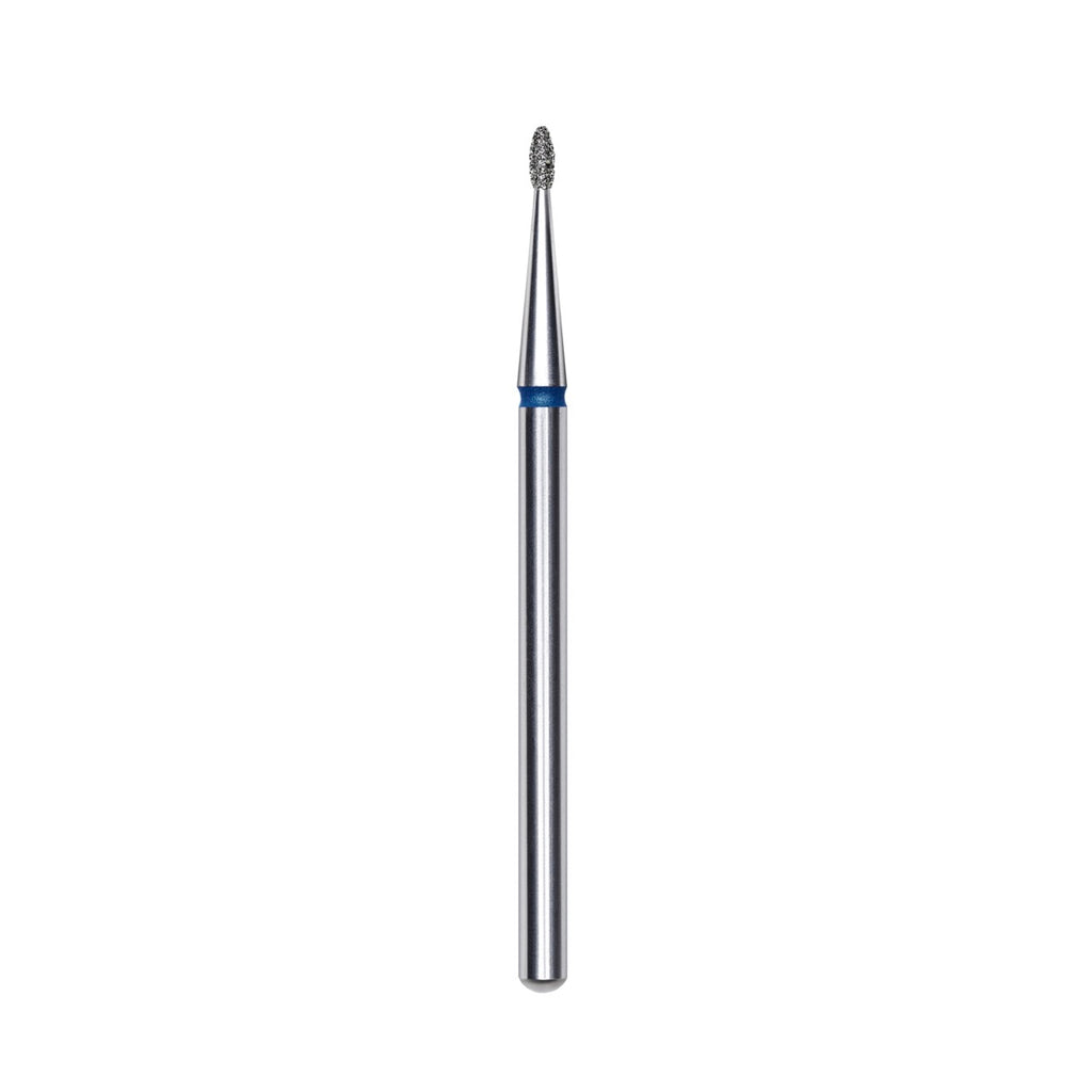 Diamond nail drill bit rounded bud blue EXPERT head diameter 1,2 mm / working part 3 mm