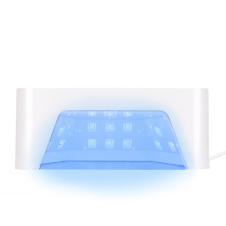 Molly Nails 36W UV/LED nail lamp for hybrid varnishes, gels, and acrylic gels, white V9