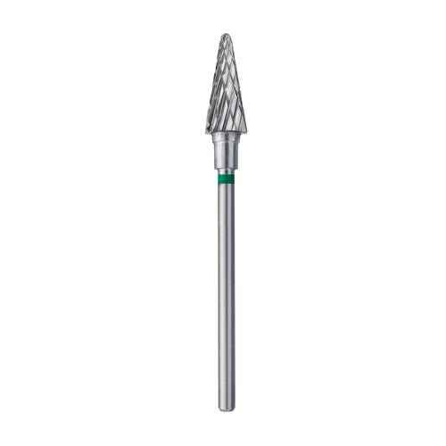 Carbide nail drill bit cone green EXPERT head diameter 6 mm / working part 14 mm