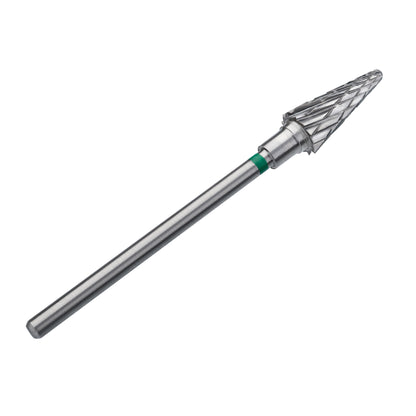 Carbide nail drill bit cone green EXPERT head diameter 6 mm / working part 14 mm