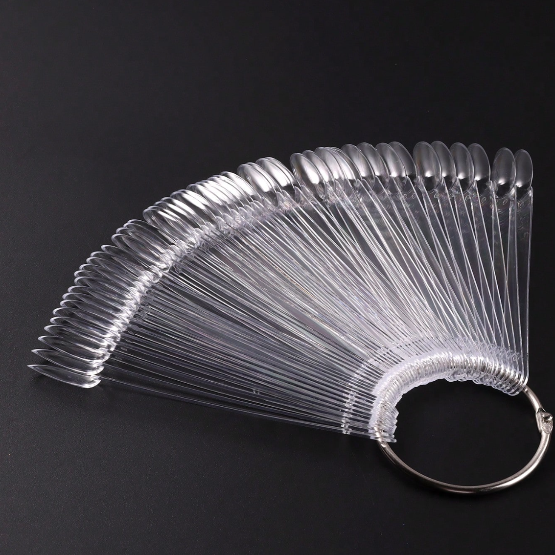 Color display oval clear (50pcs)