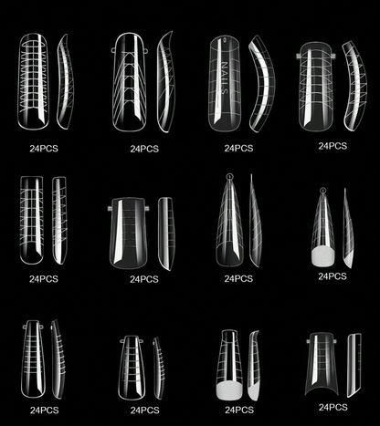 Polygel nail forms MIX