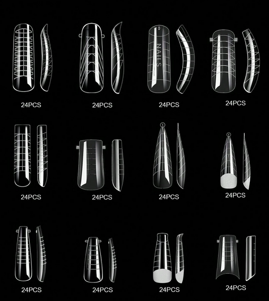 Polygel nail forms MIX