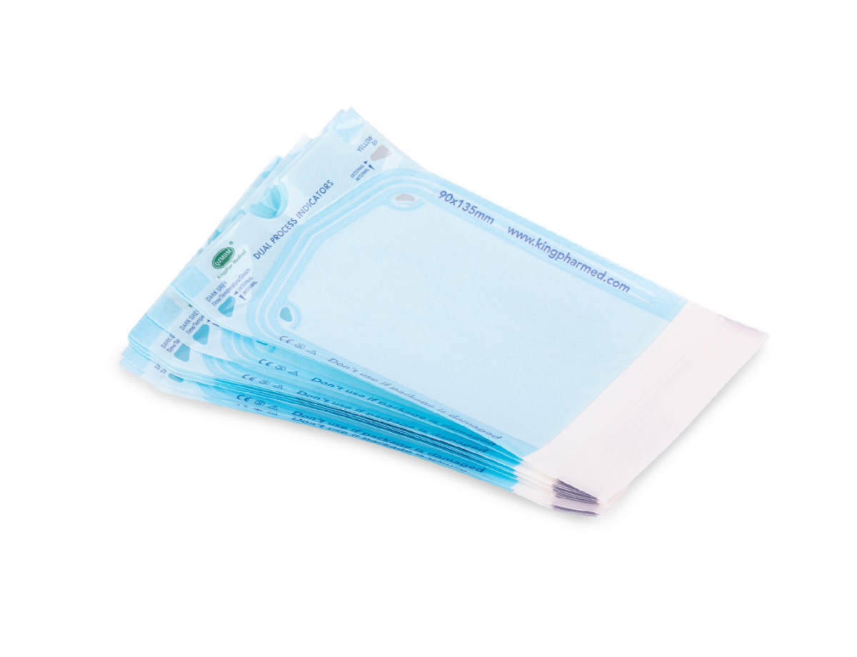 QJMDM Sterilization Bags, 90x135 mm, 200 pieces