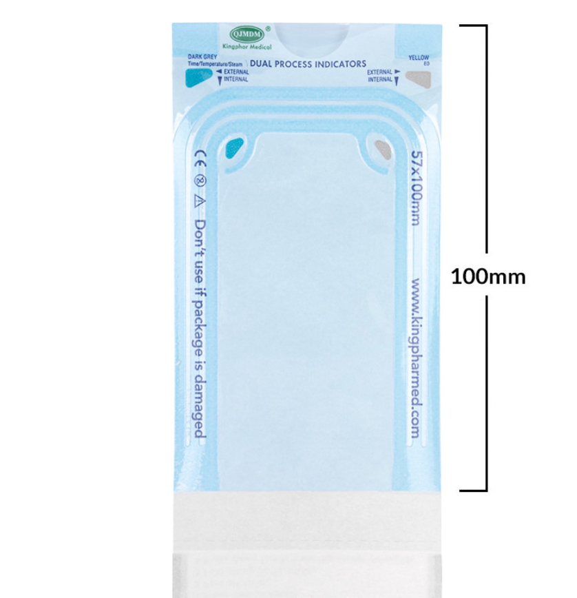 Sterilization bags QJMDM 57x100 mm, 200 pcs