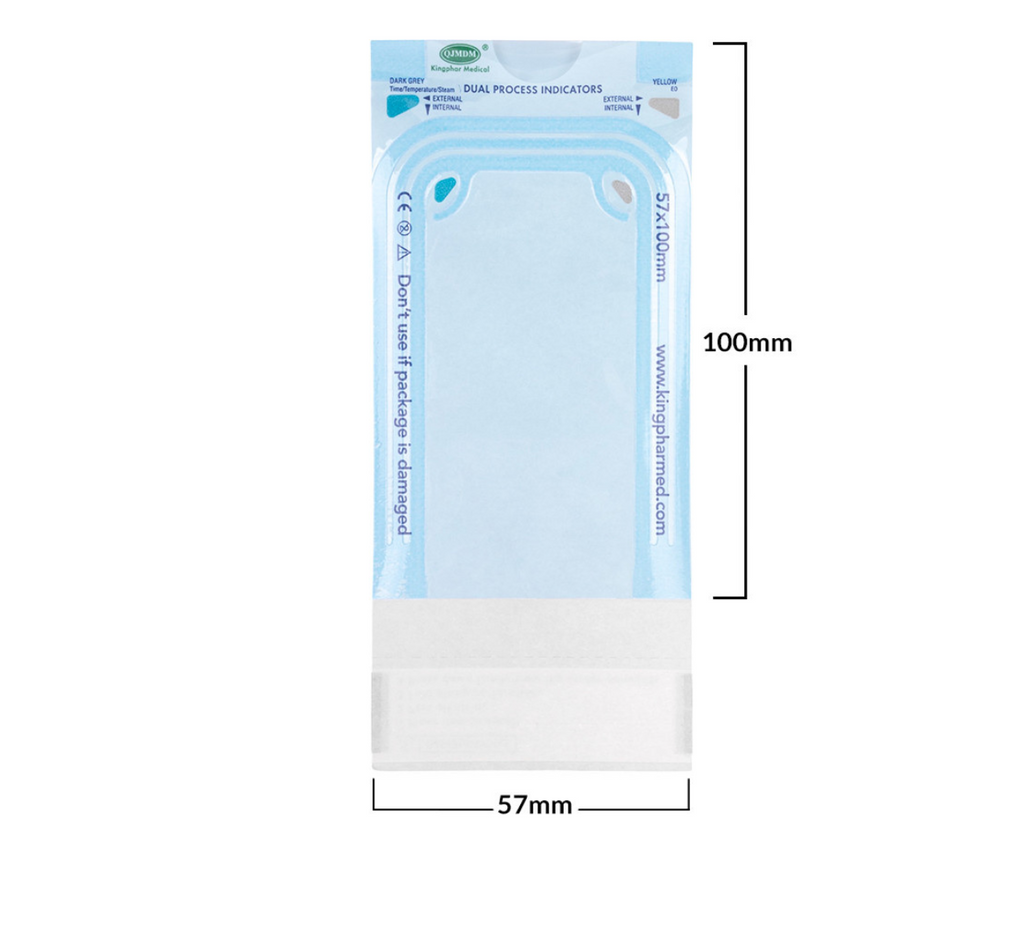 Sterilization bags QJMDM 57x100 mm, 200 pcs