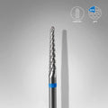 Carbide nail drill bit cone blue, head diameter 2,3 mm, working part 14 mm